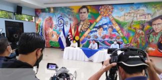 Conferencia de prensa con autoridades del MINED en Nicaragua