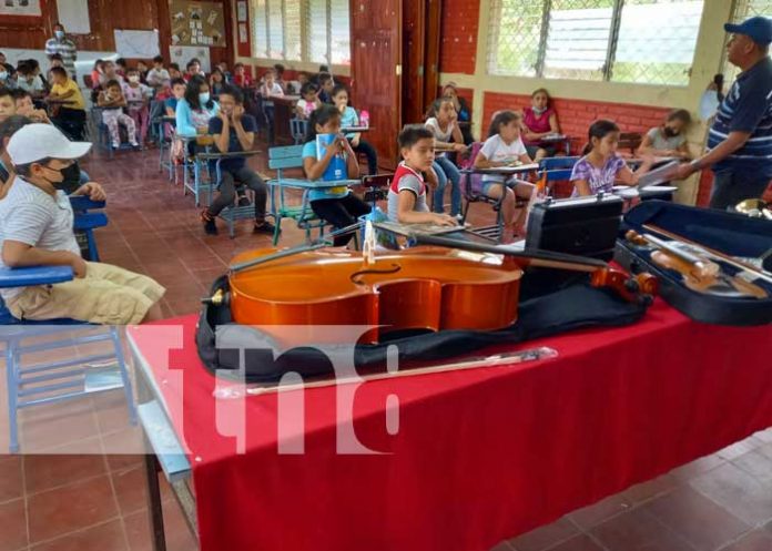 Instrumentos para promover la música con la niñez en Jinotega
