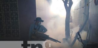 Jornada de fumigación para la salud en el barrio Adolfo Reyes