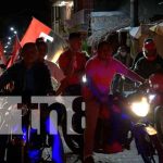 Diana moyogalpina conmemorando el glorioso 19 de Julio de la Revolución Sandinista