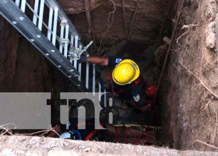 Momento exacto del rescate, en el barrio La Tomatera