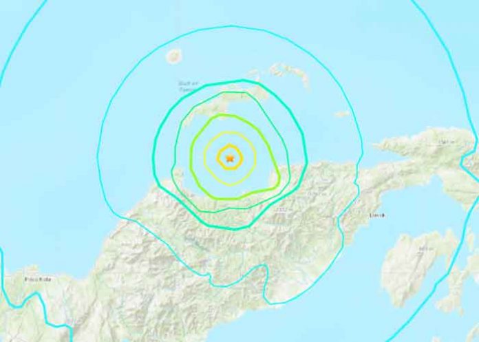 Foto: Sismo de magnitud 6,3 frente a las costas de Indonesia/Cortesía