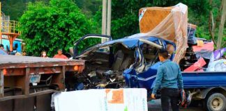 Mueren dos comerciantes mutilados en brutal choque en Honduras