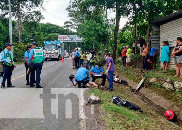 Anciano salió a comprar y murió atropellado por una moto en Catarina