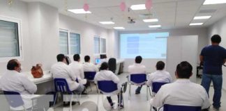 Conferencia con médicos de Nicaragua sobre cáncer de colon