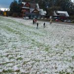 La nieve cubrió varias ciudades al sur de Brasil en plena ola de frío