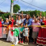 Inauguración de obras de progreso en el barrio Georgino Andrade, Managua