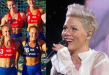 Pink pagará multa del equipo de balonmano de Noruega por esta razón Foto: Pink se ofrece a pagar esta multa del equipo de Noruega / Referencia