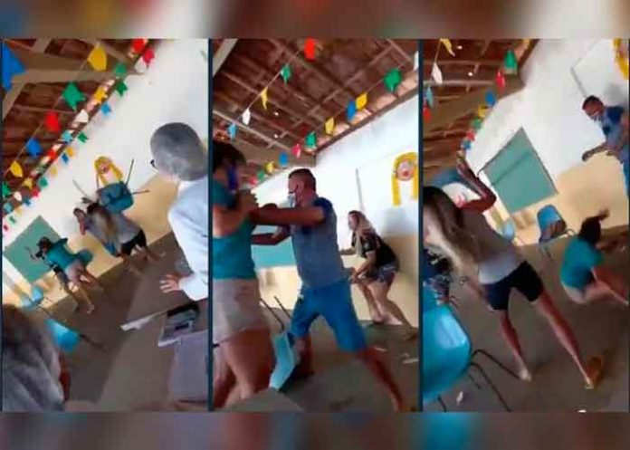 pleito-en-brasil-/ ¡Tremendo pleito! Acompañó a la