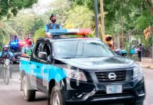 Policía Nacional le da la bienvenida al mes de Julio Victorioso nicaragua, julio victorioso, policía, patrullas,