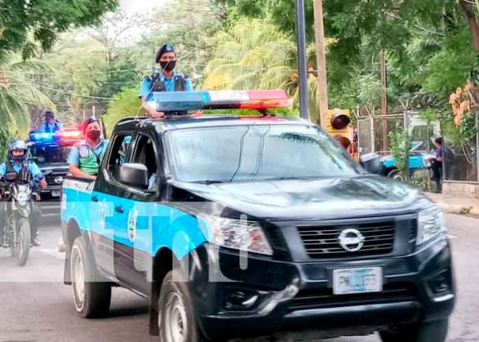 nicaragua, julio victorioso, policía, patrullas,