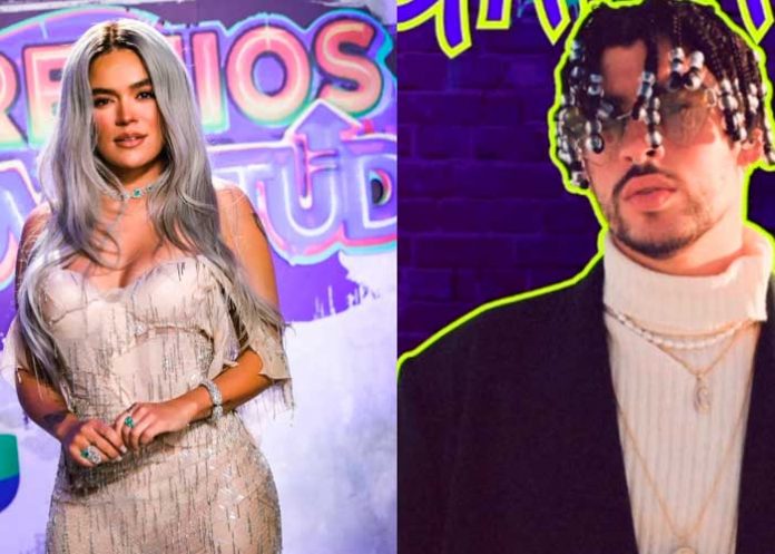 preeee Karol G y Bad Bunny