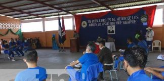Acto en honor a Rubén Darío en el Sistema Penitenciario de Estelí
