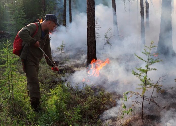 Foto: Rusia utiliza aviones militares para combatir incendios/Cortesía