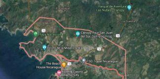 San Juan del Sur en vista satelital