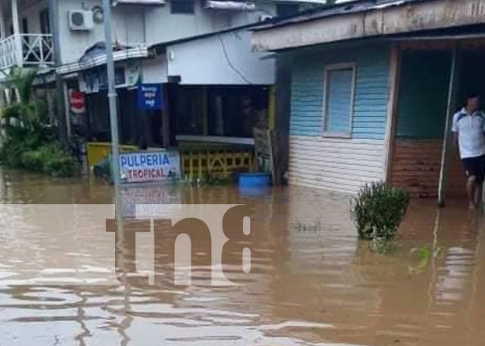 Foto: Fuertes lluvias azotan al departamento de Río San Juan / TN8