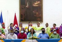 Conferencia de prensa sobre actividades en Managua por Santo Domingo