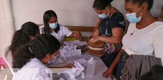 Brigada médica de salud en Río Blanco