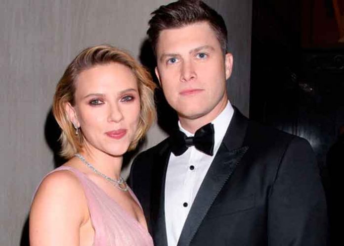 scarlett-johansson actriz, embarazo, avengers, scarlett johansson, colin jost,