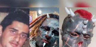 brasil, tatuador, transformacion, diablo, viral, fotos, michel faro do prado,
