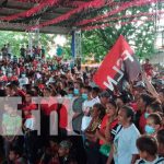 Con acto cultural familias de Tipitapa celebran el 42/19 Tipitapa celebra el 42/19 con alegre caravana