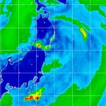 La tormenta tropical Nepartak toca tierra en el norte de Japón La tormenta tropical Nepartak toca tierra en el norte de Japón / FOTO / Twitter