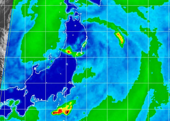 La tormenta tropical Nepartak toca tierra en el norte de Japón / FOTO / Twitter