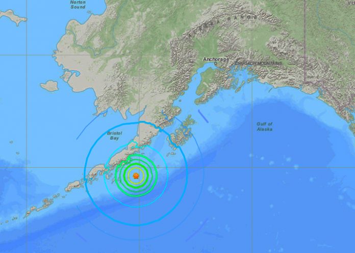 Alerta de tsunami tras un sismo de magnitud 7,3 frente a las costas de Alaska / FOTO / USGS