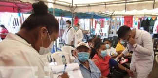 Jornada de aplicación de la vacuna contra el COVID-19 en Siuna