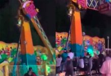 El dramático momento en que falla un juego mecánico de un parque de Michigan estados unidos, juego mecanico, parque de michigan, viral, video, viral,