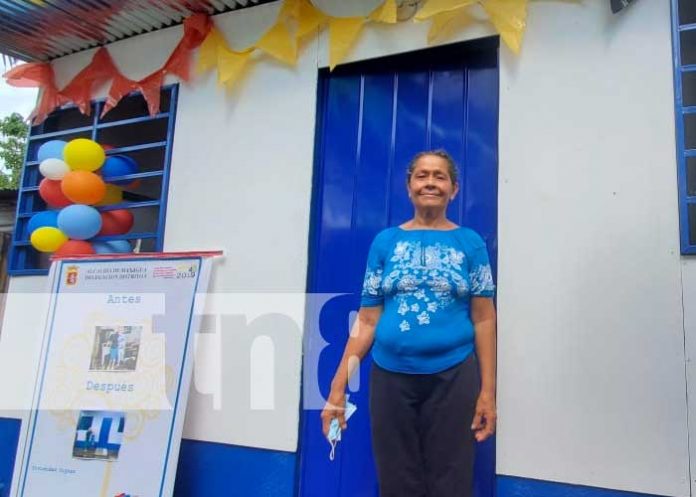 Reconstrucción de vivienda tras incendio en barrio Jorge Dimitrov