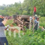 Escena del accidente de tránsito en Waspam