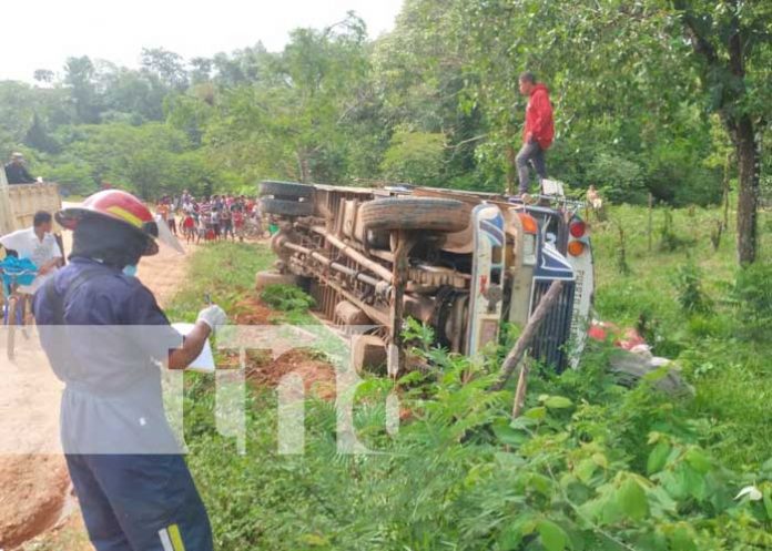 Escena del accidente de tránsito en Waspam