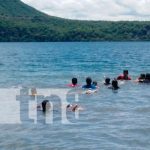 Familias disfrutan su fin de semana en Laguna de Xiloá xiloa, balneario, familia, recreación,