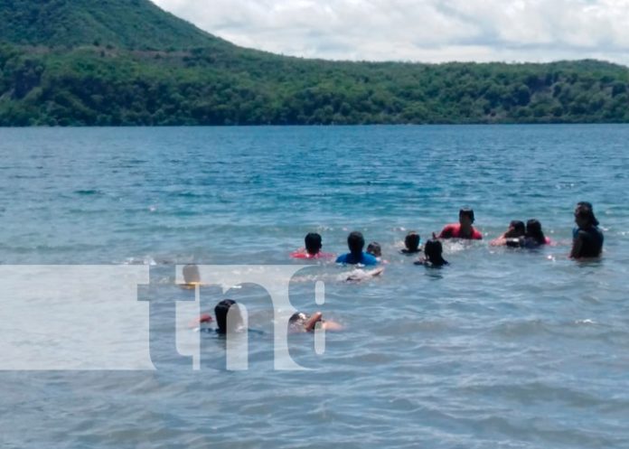 xiloa, balneario, familia, recreación,