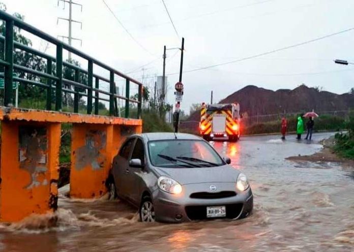 za2 Se reportan inundaciones en Zapopan-Guadalajara, México