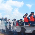 Fuerza Naval deposita ofrendas florales en memoria de compañeros caídos nicaragua, Bluefields, fuerza naval, ofrenda floral,