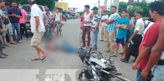 nicaragua, tipitapa, accidente de transito, moto, muerto,