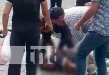 Motociclista grave al impactar contra el costado de un vehículo nicaragua, juigalpa, accidente de transito, lesionados,
