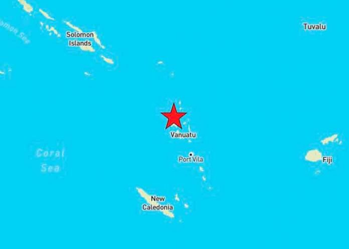 Alerta de tsunami tras sismo de intensidad 6,8 en costas de Vanuatu