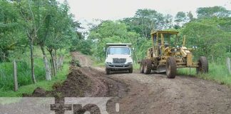 El Gobierno municipal de Matiguás ejecuta trabajos de mejoramiento de caminos en las zonas productivas del municipio