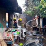 nicaragua, chinandega, voraz incendio, vivienda,