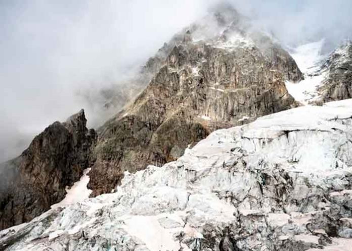ciencia, italia, glaciar, derretimiento, altas temperaturas