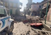 Fuerte sismo en haití.