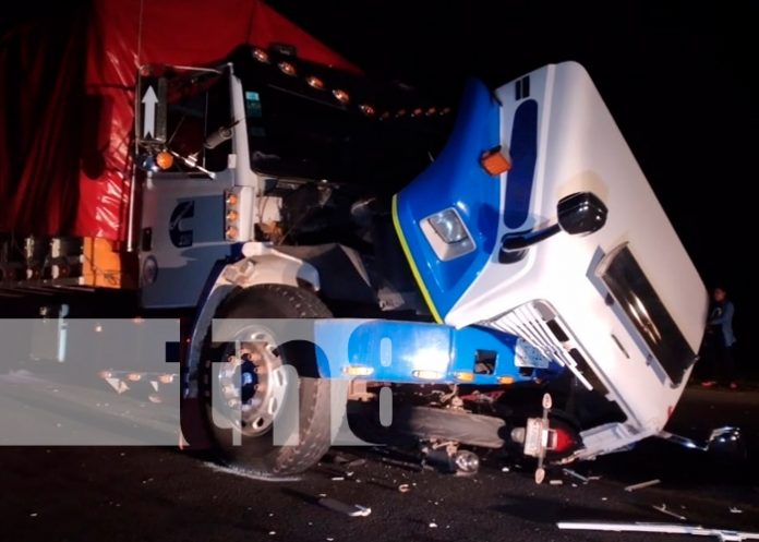 nicaragua, tipitapa, accidente de transito, motociclista, muerto,