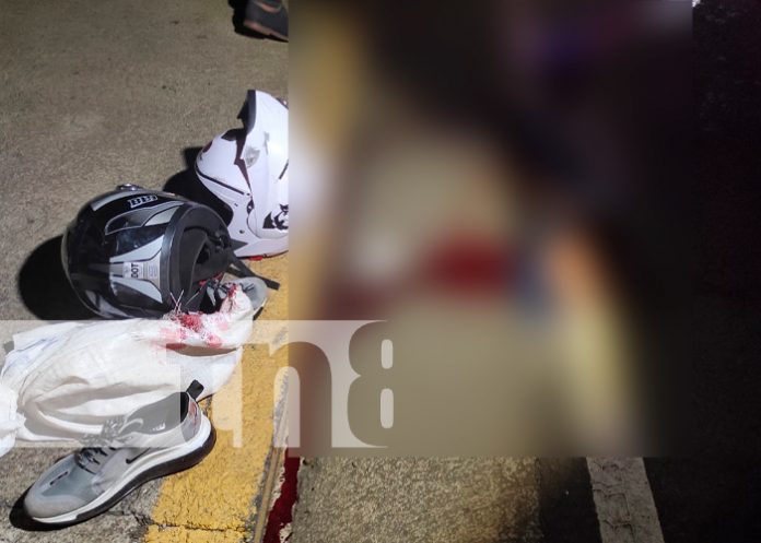 Accidente de tránsito deja un muerto y un lesionado en el km 12 de la Ctra. Sur