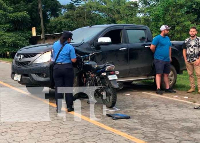 nicaragua, jalapa, accidente de transito, imprudencia, mala maniobra,