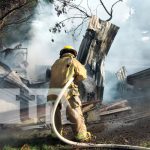 nicaragua, tipitapa, voraz incendio, vivienda,