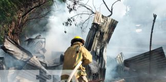 nicaragua, tipitapa, voraz incendio, vivienda,