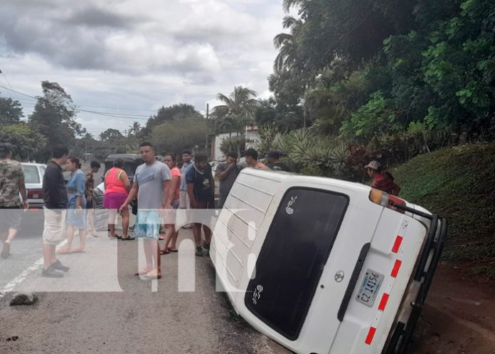 nicaragua, carazo, accidente de transito, vuelco,